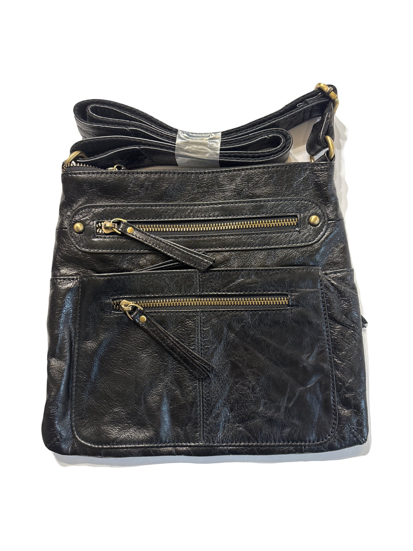 Jair Cross Body Genuine Leather Bags Passenger Bags for Men Travel - Black/Brown/Coffee